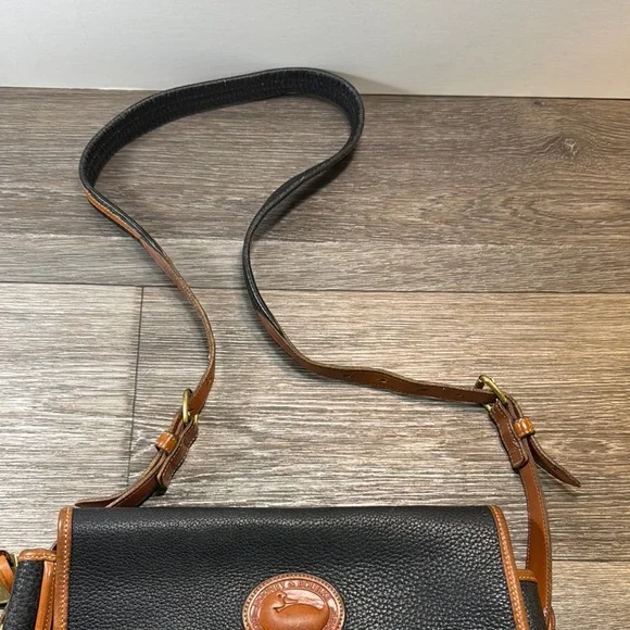 Vintage Dooney & Bourke Black and Brown Bag